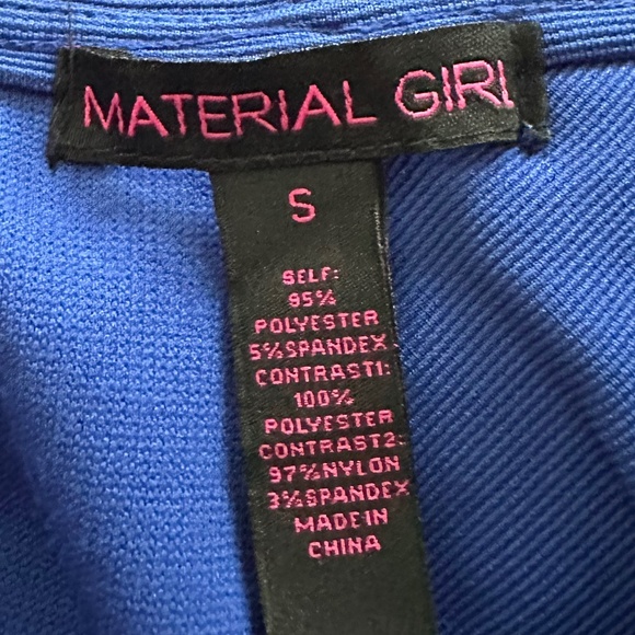 Material Girl NWOT  Hi-Lo Mixed Media Dress (S) - Picture 14 of 14